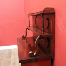 Load image into Gallery viewer, Antique English Mahogany Hall Cabinet or Cupboard with Storage and a Drawer. B12559