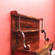 Load image into Gallery viewer, Antique English Mahogany Hall Cabinet or Cupboard with Storage and a Drawer. B12559