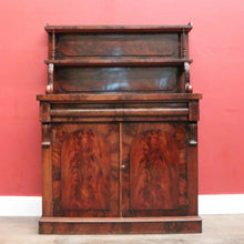 Load image into Gallery viewer, Antique English Mahogany Hall Cabinet or Cupboard with Storage and a Drawer. B12559