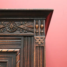 Load image into Gallery viewer, Antique French Wine Cabinet, Gothic Sacrament Cabinet, Alcohol Storage Cupboard. B11466