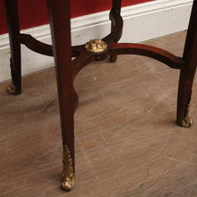 Load image into Gallery viewer, Antique French Mahogany & Marble Jardiniere Stand, Planter or Statue Stand with Gilt Brass Mounts. B12114