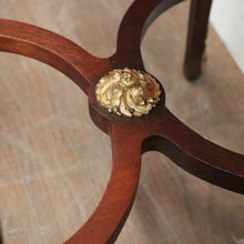 Load image into Gallery viewer, Antique French Mahogany & Marble Jardiniere Stand, Planter or Statue Stand with Gilt Brass Mounts. B12114