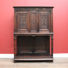 Load image into Gallery viewer, Antique French Wine Cabinet, Gothic Sacrament Cabinet, Alcohol Storage Cupboard. B11466