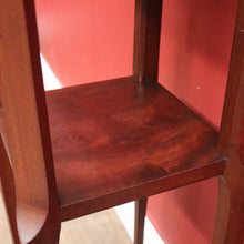 Load image into Gallery viewer, Antique French Mahogany & Marble Jardiniere Stand, Planter or Statue Stand with Gilt Brass Mounts. B12114