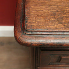 Load image into Gallery viewer, x SOLD French Oak Chest of Drawers – Brass Handles, Shaped Apron, Lovely Patina. B12554