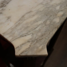 Load image into Gallery viewer, Antique French Mahogany & Marble Jardiniere Stand, Planter or Statue Stand with Gilt Brass Mounts. B12114