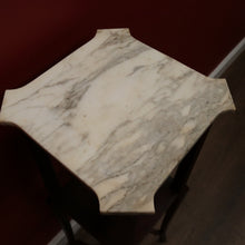 Load image into Gallery viewer, Antique French Mahogany & Marble Jardiniere Stand, Planter or Statue Stand with Gilt Brass Mounts. B12114