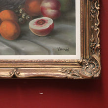 Load image into Gallery viewer, x SOLD Framed Oil on Canvas, Still Life, Pheasant, Lobster, Fruit, Banquet, Oil Painting. B11334