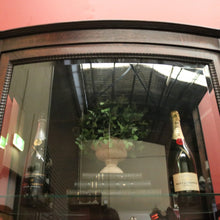 Load image into Gallery viewer, x SOLD Antique French Oak and Curved Glass Door China Cabinet or Display Cupboard. B12095