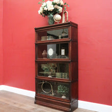 Load image into Gallery viewer, x SOLD Solicitors Bookcase - Antique, Globe Wernicke & Co, London. Four-Section Cabinet. B12543