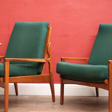 Load image into Gallery viewer, x SOLD Pair of Fler Narvik Armchairs – Mid-Century Teak & Cane – Australian Design. B12570