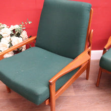 Load image into Gallery viewer, x SOLD Pair of Fler Narvik Armchairs – Mid-Century Teak & Cane – Australian Design. B12570