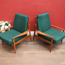 Load image into Gallery viewer, x SOLD Pair of Fler Narvik Armchairs – Mid-Century Teak & Cane – Australian Design. B12570