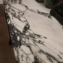 Load image into Gallery viewer, x SOLD Antique French Walnut and Marble Top Centre Table, Console Table, Hall Table or Desk. B12084