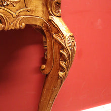 Load image into Gallery viewer, French Marble Top Gilt Hand-painted Hallway or Foyer Console Table. B12107