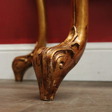 Load image into Gallery viewer, French Marble Top Gilt Hand-painted Hallway or Foyer Console Table. B12107