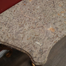 Load image into Gallery viewer, French Marble Top Gilt Hand-painted Hallway or Foyer Console Table. B12107