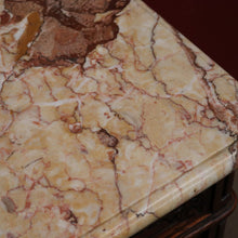 Load image into Gallery viewer, x SOLD Pair of Antique French Oak and Marble Top Bedside Cabinets or Lamp Tables. B12090