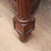 Load image into Gallery viewer, x SOLD Antique French Oak Stretcher base two Drawer Office Desk, Writing Desk, hall Table. B12108