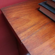 Load image into Gallery viewer, Antique English Mahogany Chest Flame Drawers Mother of Pearl. B12992