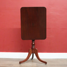 Load image into Gallery viewer, x SOLD Antique Australian Cedar Tilt-Top Table c1850 – Turned Pedestal, Tri-Leg. B12566