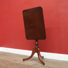 Load image into Gallery viewer, x SOLD Antique Australian Cedar Tilt-Top Table c1850 – Turned Pedestal, Tri-Leg. B12566