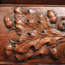 Load image into Gallery viewer, x SOLD Antique French Oak Stretcher base two Drawer Office Desk, Writing Desk, hall Table. B12108