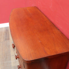 Load image into Gallery viewer, Antique English Mahogany Chest Flame Drawers Mother of Pearl. B12992