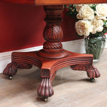 Load image into Gallery viewer, Regency Mahogany Wine Cooler Sarcophagus Cellarette Lion Handles. B12970