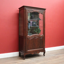 Load image into Gallery viewer, x SOLD Antique French Oak Single Door China Cabinet, Display Cupboard or Bookcase. B12092