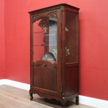 Load image into Gallery viewer, x SOLD Antique French Oak Single Door China Cabinet, Display Cupboard or Bookcase. B12092