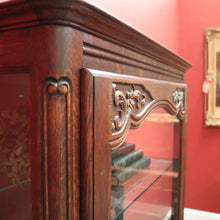 Load image into Gallery viewer, x SOLD Antique French Oak Single Door China Cabinet, Display Cupboard or Bookcase. B12092