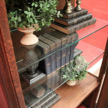 Load image into Gallery viewer, x SOLD Antique French Oak Single Door China Cabinet, Display Cupboard or Bookcase. B12092