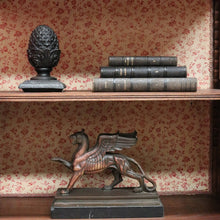 Load image into Gallery viewer, x SOLD Antique French Walnut China Cabinet Bookcase Carved Glass Sides. B12968