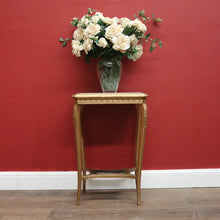 Load image into Gallery viewer, Antique French Gilt Lamp or Side Table with a Cane Tier Base. B12106