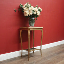 Load image into Gallery viewer, Antique French Gilt Lamp or Side Table with a Cane Tier Base. B12106