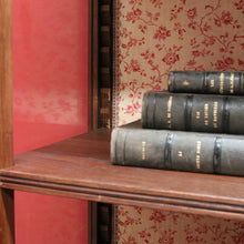 Load image into Gallery viewer, x SOLD Antique French Walnut China Cabinet Bookcase Carved Glass Sides. B12968