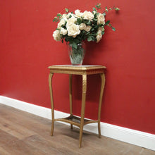 Load image into Gallery viewer, Antique French Gilt Lamp or Side Table with a Cane Tier Base. B12106