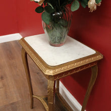 Load image into Gallery viewer, Antique French Gilt Lamp or Side Table with a Cane Tier Base. B12106