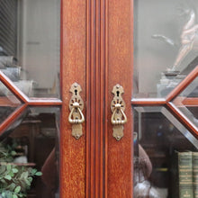 Load image into Gallery viewer, Antique English Walnut Six Door Bookcase Display Cabinet Astragal Doors. B12972