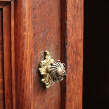 Load image into Gallery viewer, x SOLD A Pair of Antique French Oak and Marble Bedside Cabinets or Bedside Tables. B12091