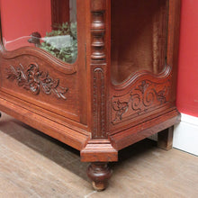 Load image into Gallery viewer, x SOLD Antique French Oak China Cabinet, Display Cupboard or Bookcase. B12105