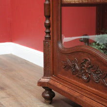 Load image into Gallery viewer, x SOLD Antique French Oak China Cabinet, Display Cupboard or Bookcase. B12105