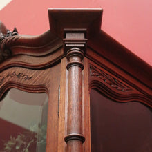 Load image into Gallery viewer, x SOLD Antique French Oak China Cabinet, Display Cupboard or Bookcase. B12105