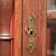 Load image into Gallery viewer, x SOLD Antique French Oak China Cabinet, Display Cupboard or Bookcase. B12105
