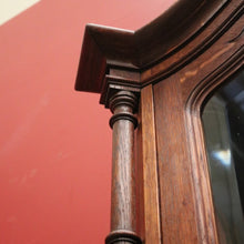 Load image into Gallery viewer, x SOLD Antique French Oak China Cabinet, Display Cupboard or Bookcase. B12105