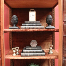 Load image into Gallery viewer, x SOLD Antique French Oak China Cabinet, Display Cupboard or Bookcase. B12105