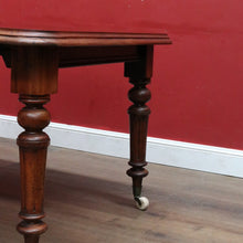 Load image into Gallery viewer, Antique English Mahogany Single Leaf Extension Dining Table C1880 B12995