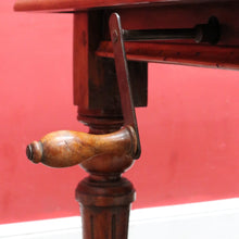 Load image into Gallery viewer, Antique English Mahogany Single Leaf Extension Dining Table C1880 B12995