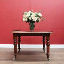 Load image into Gallery viewer, Antique English Mahogany Single Leaf Extension Dining Table C1880 B12995